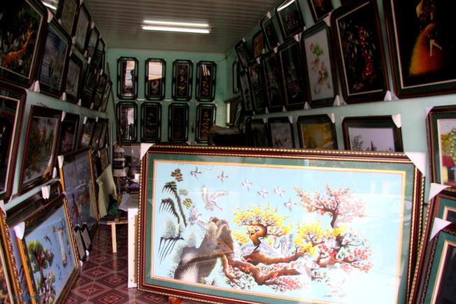 Cửa hàng tranh hoa vải nghệ thuật Kim Tố