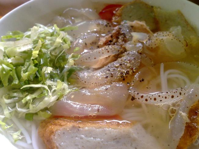 Bún sứa món ngon của Nha Trang